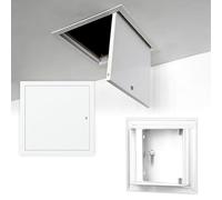 ROFBIHG Trampilla Pladur Trampilla del Panel de Acceso de Servicio del Techo, Puerta de Inspección de Agujeros en La Pared con Botón Giratorio, Montaje Empotrado(6x24in/15.2x61cm)