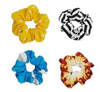 Roffatide 4 Pcs Anime Cabello Scrunchies para niños adultos Sin daño Corbatas de pelo Cosplay Accesorios Regalo Banda de pelo elástica Soporte de cola de caballo para niñas Mujeres Fans Estilo B