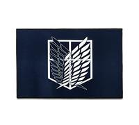 Roffatide Anime Attack on Titan Alfombra Rectangular Alfombra para Puerta Wings of Freedom Alfombras de Piso Alfombra Hogar 80 * 120cm