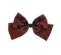 Roffatide Anime Demon Bow Hair Clip Accesorios para el cabello para adultos y niños Slayer Hair Pins Head Wear Cosplay Accessories Regalo para niñas y mujeres Fans Style N
