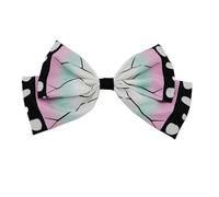 Roffatide Anime Demon Bow Hair Clip Accesorios para el cabello para adultos y niños Slayer Hair Pins Head Wear Cosplay Accessories Regalo para niñas y mujeres Fans Style A