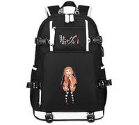 Roffatide Anime Kakegurui Yomotsuki Runa Mochila para portátil con puerto de carga USB y puerto para auriculares