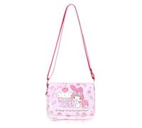 Roffatide anime mini bolso corredizo kawaii Lolita JK Girls bolso de cuero sintético con solapa rosa