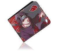 Roffatide Anime Naruto Carteras de Cuero Artificial Fino con Dos Solapas Cartera Multiusos, Naruto C, One_Size, Casual