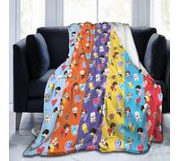 Roffatide KPOP BTS Manta de flanela para Army Manta Suave acogedora 150 * 200cm Decoración de sofá Cama Fans Invierno