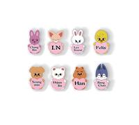 Roffatide Stray 8 PCS Acrílico Pin Insignia Set Kpop SKZOO Broches Coleccionables para Mochila Chaqueta Sombrero Decoración para STAY