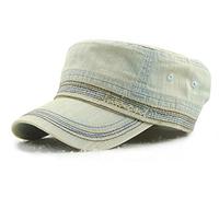 Roffatide Unisex Plano Gorra de Béisbol Clasico Militares Verano Al Aire Libre Sombrero Sólido del Sol Azul B