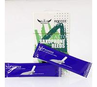 Roffee - Lengüetas para saxofón (resistencia 2.0/2.5/3.0, caja de 10 y almohadillas para boquilla)