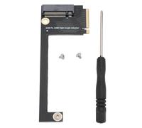 Rog Ally Tarjeta de expansión SSD 2230 a 2280 NVME M Key NGFF M.2 PCIE 4.0 3.0 Adaptador de Dedo Dorado Actualización de Almacenamiento de Alta Capacidad de 90 Grados para Consola
