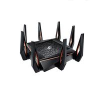 ROG Rapture GT-AX11000 IEEE 802.11ax Ethernet router inalámbrico - Banda ISM de 2,40 GHz - Banda UNII de 5 GHz - Velocidad inalámbrica de 11000 Mbit/s - 5 puertos de red - 1 puerto de banda ancha -