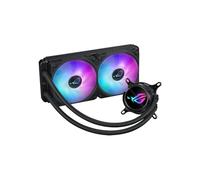ROG Strix LC III 240 ARGB - Refrigerador líquido AiO con Bloque de Agua Giratorio en 360°, Bomba Gen7 v2 de Asetek, Ventiladores ROG ARGB y más de 10 Efectos de iluminación Aura Personalizados