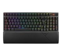 ROG Strix Scope II 96 Wireless teclado Juego USB + RF Wireless + Bluetooth QWERTZ Alemán Negro, Teclado para gaming negro, Inalámbrico y alámbrico, USB + RF Wireless + Bluetooth, Interruptor mecánico,