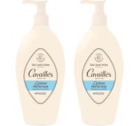 ROGÉ CAVAILLÈS | Gel Íntimo Protector | Limpieza suave sin jabón | 97% de ingredientes de origen natural | Extractos de tomillo antibacteriano | Prebióticos | A partir de 3 años | Pack de 2x250 ml