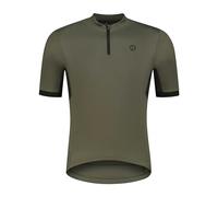 Rogelli Maillot Ciclismo Hombre con Mangas Cortas, Verde, 3XL, Core