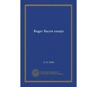 Roger Bacon essays