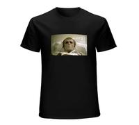 Roger Dawn of The Dead - Camiseta de algodón para hombre, color negro, Negro , M
