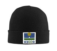 Roger Federer Gorra de Punto cálida, Gorra de Punto de Invierno, Gorros de Calaveras, Gorros de Hip Hop para Unisex