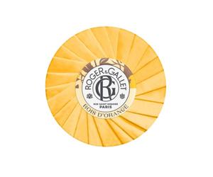 Roger&gallet - jabón redondo bienestar 100g - bois d'orange - naranja