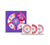 Roger & Gallet - Trío de Jabones Bienestar100g - Flor de Higuera, Jengibre, Rosa