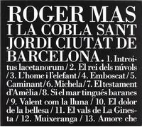 Roger Mas - Roger Mas I La Cobla Sant Jordi Cd