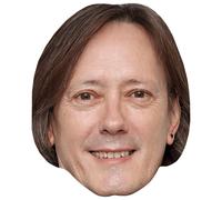 Roger O'Donnell (Long Hair) Big Head. Máscara más grande que la vida.