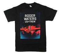 Roger Waters Us and Them Front Print - Camiseta negra para hombre, Negro, XXL