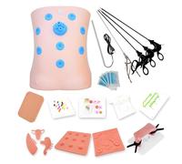 ROGHA Caja de Entrenamiento portátil para cirugía laparoscópica y simulador de Habilidades básicas con endoscopio, Kits de módulos de Entrenamiento para cirugía invasiva, para Estudiantes de cirugía