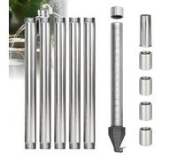 ROGHA Kit de Pozo de Punta Filtrante de 1-1/4" - Punta de Hincado de 36" con Malla Calibre 60, Tubos y Acoplamientos Galvanizados de 39" Nowaterpump-6m