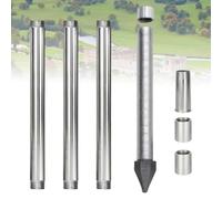 ROGHA Kit de Pozo de Punta Filtrante, Kit Profesional de Punta de Pozo Hincado de Acero Inoxidable de 1-1/4", Punta de Pozo de 36 Pulgadas, Malla Filtrante Calibre 60 Nowaterpump-4m