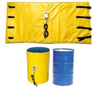 ROGHA Manta Calefactora de Grado Industrial para Contenedores IBC de 55/275 Galones, Calentador Eléctrico Impermeable de 2000 W/4000 W, Temperatura Ajustable (0-120 °C) Yellow-1000L