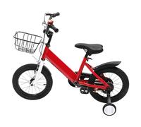 ROGONPDK Bicicleta Infantil de 14 Pulgadas Con Ruedas Estabilizadoras, 2 Ruedas, Pedales, Cubierta de Cadena, Timbre y Guardabarros, 104 x 75 cm