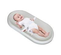 ROGSOUTH Cambiador de bebé - Cambiador de espuma ligero y lavable, cómodo e impermeable, se adapta a todos los cambiadores (gris claro)