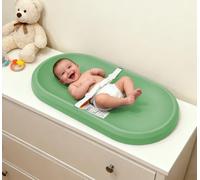 ROGSOUTH Cambiador de bebé, ligero y lavable, cambiador de espuma, cómodo e impermeable, se adapta a todas las mesas cambiadoras (verde)