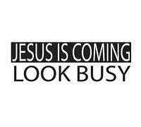 Rogue River calcomanía Grande para Defensa de Auto, para camión, Caravana, Barco, Jesús está llegando a Estar Ocupado.