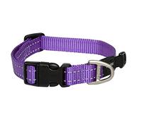 Rogz Collar para Perro Collar con Cinta reflectora Cosida de 1,59 cm