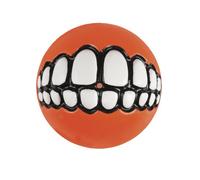 Rogz grinz pelota portagolosinas naranja para perros
