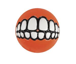 Rogz Grinz - Bola Grande, 7,8 cm, Color Naranja