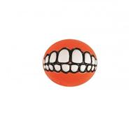 Rogz grinz pelota portagolosinas naranja para perros