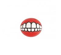 Rogz Grinz Pelota, Grande, 7,8 cm, Color Rojo