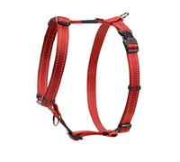 Rogz Utilidad Grande 3/4-inch Fanbelt Reflectante Ajustable Perro h-Harness