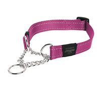 Rogz Utilidad Grande 3/4-inch Reflectante Fanbelt obediencia Half-Check Collar de Perro