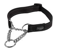 Rogz Utilidad Grande 3/4-inch Reflectante Fanbelt obediencia Half-Check Collar de Perro