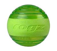 Rogz Yotz Squeekz - Pelota de Perro chirriante para Juguetes de 640 mm, Color Verde