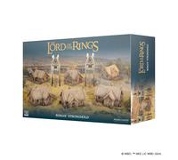 Games Workshop - Juegos de batalla de estrategia de la Tierra Media: Rohan Stronghold (juego de escenario en caja)