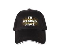 ROHBVMN Gorra Personalizada - Gorras Beisbol Personalizado,Gorra Trucker con Foto/Logo/Texto, para Hombre y Mujer, Negra Deportiva Estilo Casual