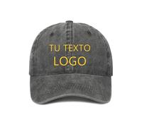 ROHBVMN Gorra Personalizada - Gorras Beisbol Personalizado, Gorra-Trucker con Foto/Logo/Texto, Viseras para Camiones en Grandes cantidades, Gorras Hombre Verano Negra Hombre