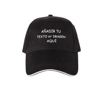 ROHBVMN Gorra Personalizada - Gorras Beisbol Personalizado, Gorra-Trucker en Malla, Viseras Ajustables con Foto/Logo/Texto para Hombre y Mujer, Gorras Deportiva Estilo “Dad”