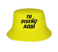 ROHBVMN Gorra Personalizadas - Sombrero de Pescador Personalizada, Gorras para el Sol Personalizable con Foto/Logo/Texto, Personalizar tu Gorra con tu Logo, Cubo Pescador Unisex Playa de Arena