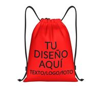 ROHBVMN Mochila Personalizada Agrega Tus Fotos/Logo/Texto, mochila cuerdas Personalizada para Hombres y Mujeres mochila gimnasio,mochila deporte, Bolsa de Natación Deportivas