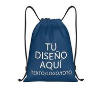 ROHBVMN Mochila Personalizada Agrega Tus Fotos/Logo/Texto, mochila cuerdas Personalizada para Hombres y Mujeres mochila gimnasio,mochila deporte, Bolsa de Natación Deportivas